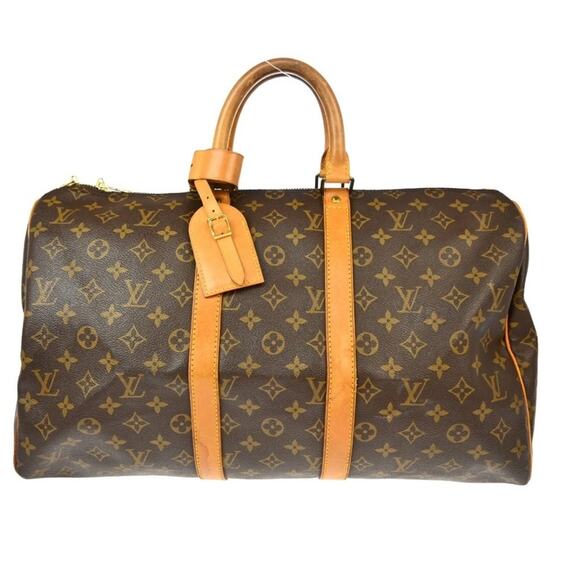 Louis Vuitton Handbags - AUTHENTIC LOUIS VUITTON KEEPALL 45 DUFFLE TRAVEL HANDBAG MONOGRAM SP0950